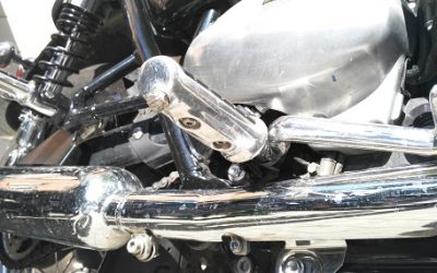 ¿Has resbalado alguna vez con los reposapiés de tu moto mojados?