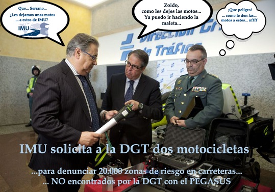 Pedidas dos motos a la DGT para hacer su trabajo… Gracias DGT, las esperamos…