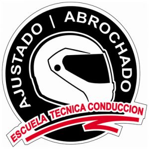 Adhesivo circular Escuela Técnica Conducción
