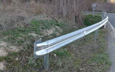 Denunciada: Chapuza peligrosa en guardarrail