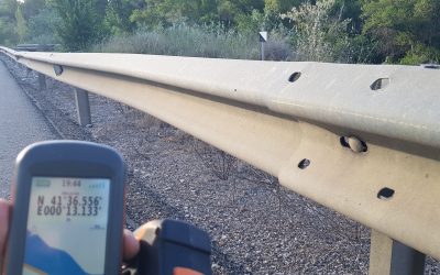 Denunciada carretera A-131 (Fraga-Huesca). Gravísima dejadez de funciones de la DGT y del titular de la vía.