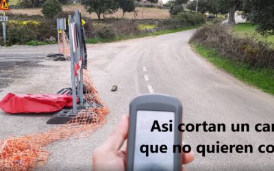 Formas ilegales de señalizar una obra… y muy peligrosas.