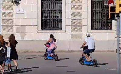 Los patinetes eléctricos son ilegales.