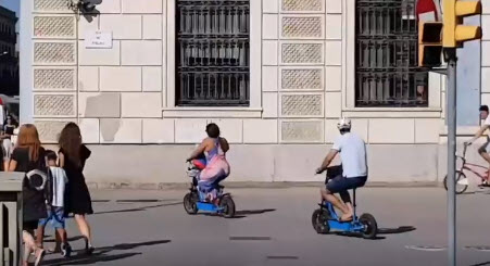 Los patinetes eléctricos son ilegales.