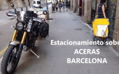 Estacionamiento en aceras… caso Barcelona.
