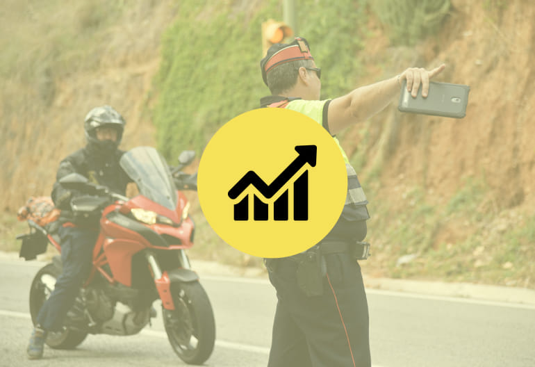 ¿Crece un 40 % la siniestralidad de motoristas?