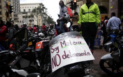 Dictamen internacional de apoyo a los motociclistas de Bogotá en Colombia