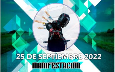 MANIFESTACIÓN DE MOTOCICLISTAS 25 SEPTIEMBRE 2022