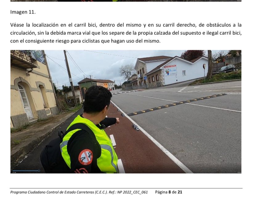 Resolución consulta sobre carril bici de Lugones (ASTURIAS) denunciado por IMU