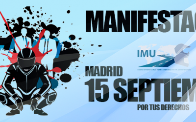 ¡CAMBIO DE FECHA! Se convoca a todos los ciudadanos motociclistas a participar en la manifestación nacional de motociclistas, en Madrid, el día 15 de Septiembre de 2024
