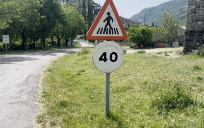 IMU DENUNCIA EN EL NORTE DE HUESCA LA A-176 POR ILEGAL Y PELIGROSA EN LA ZONA DE ANSÓ HASTA LIMITE CON NAVARRA