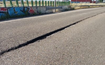 IMU DENUNCIA ANTE LA DGT LA PRESENCIA DE UNA RAJA ENORME EN LA N-I ARANDA DE DUERO (BURGOS) Y OTRAS INFRACCIONES MUY PELIGROSAS